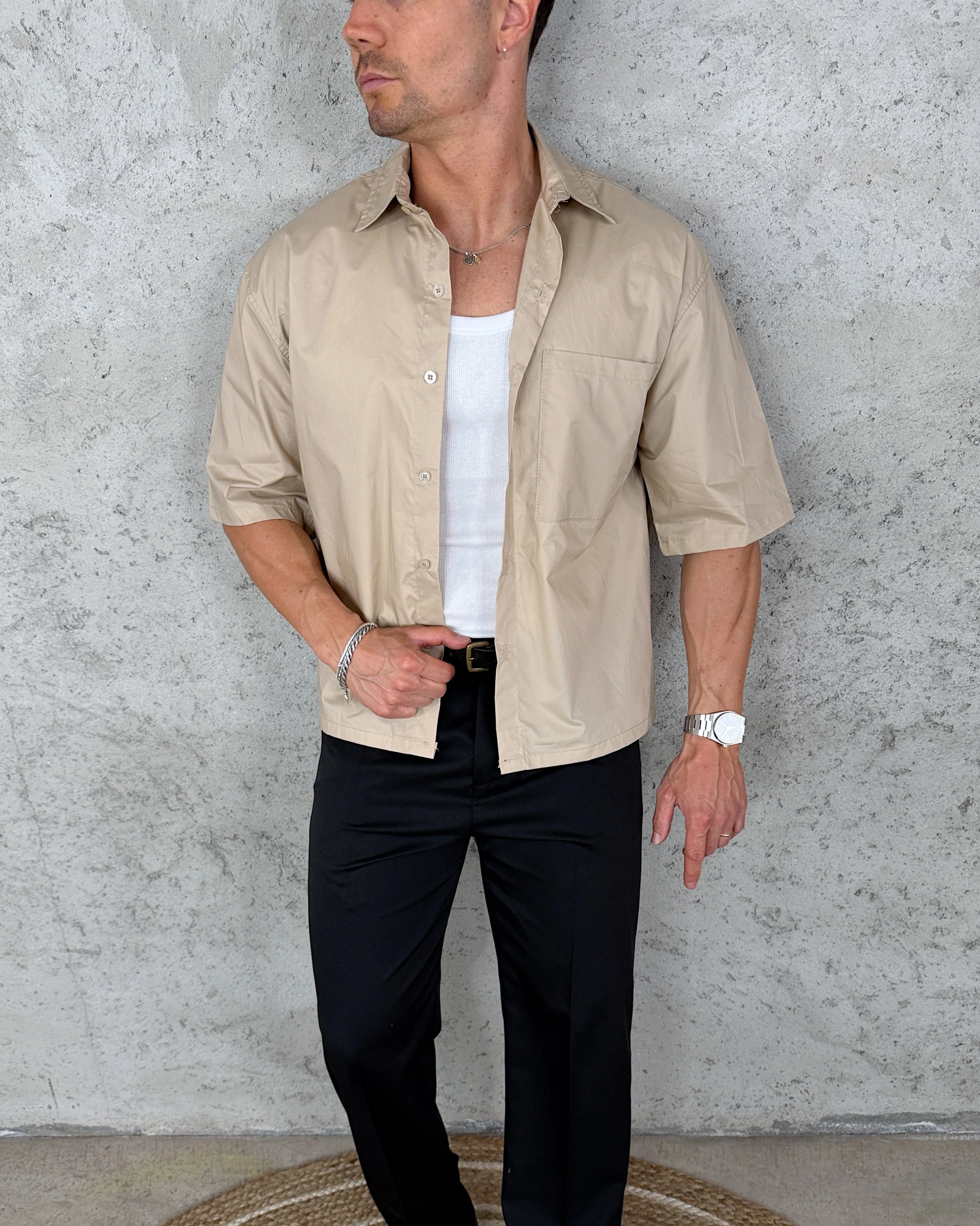 Camicia Crop Basic - Image 3