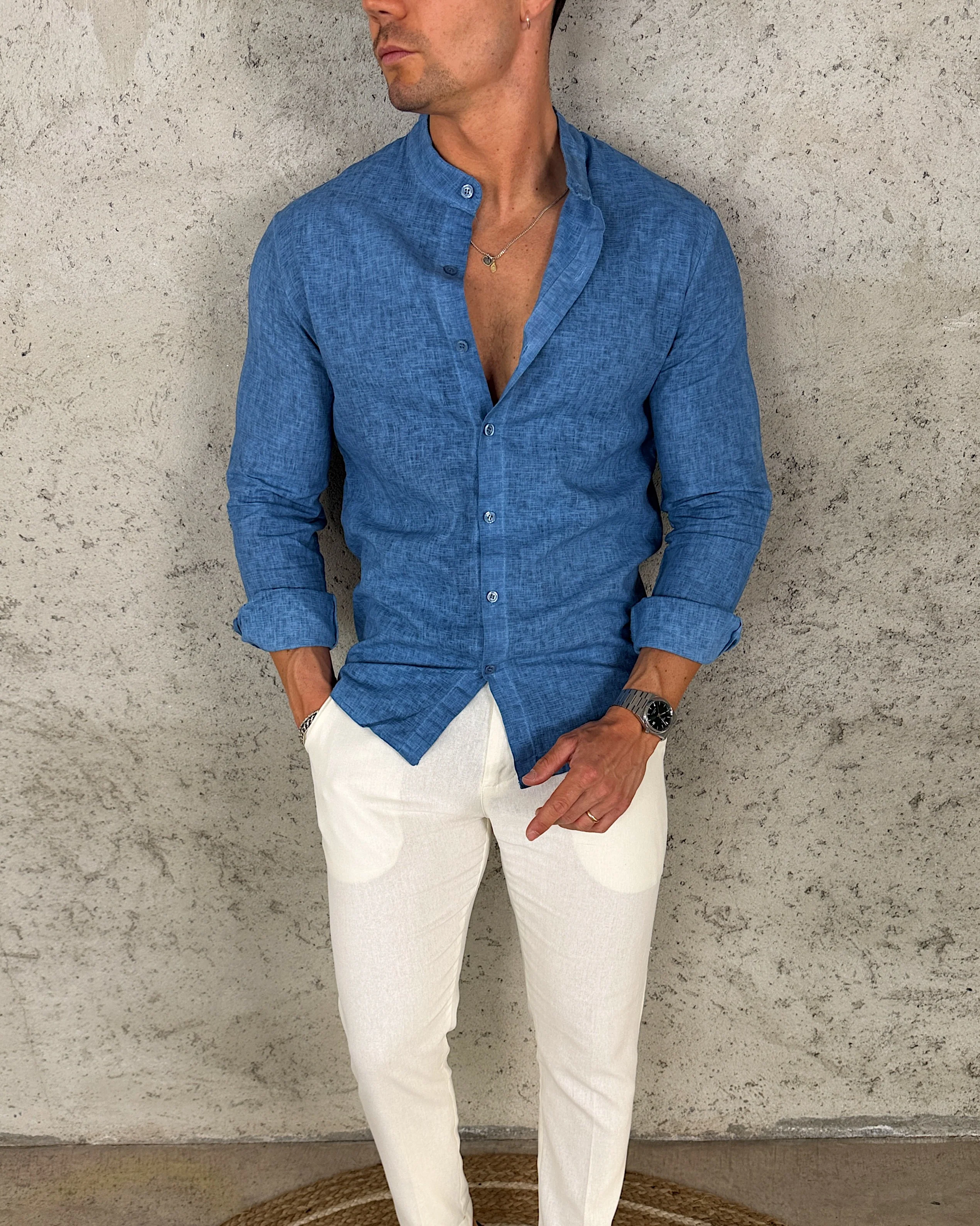 Camicia Lino Fiammato