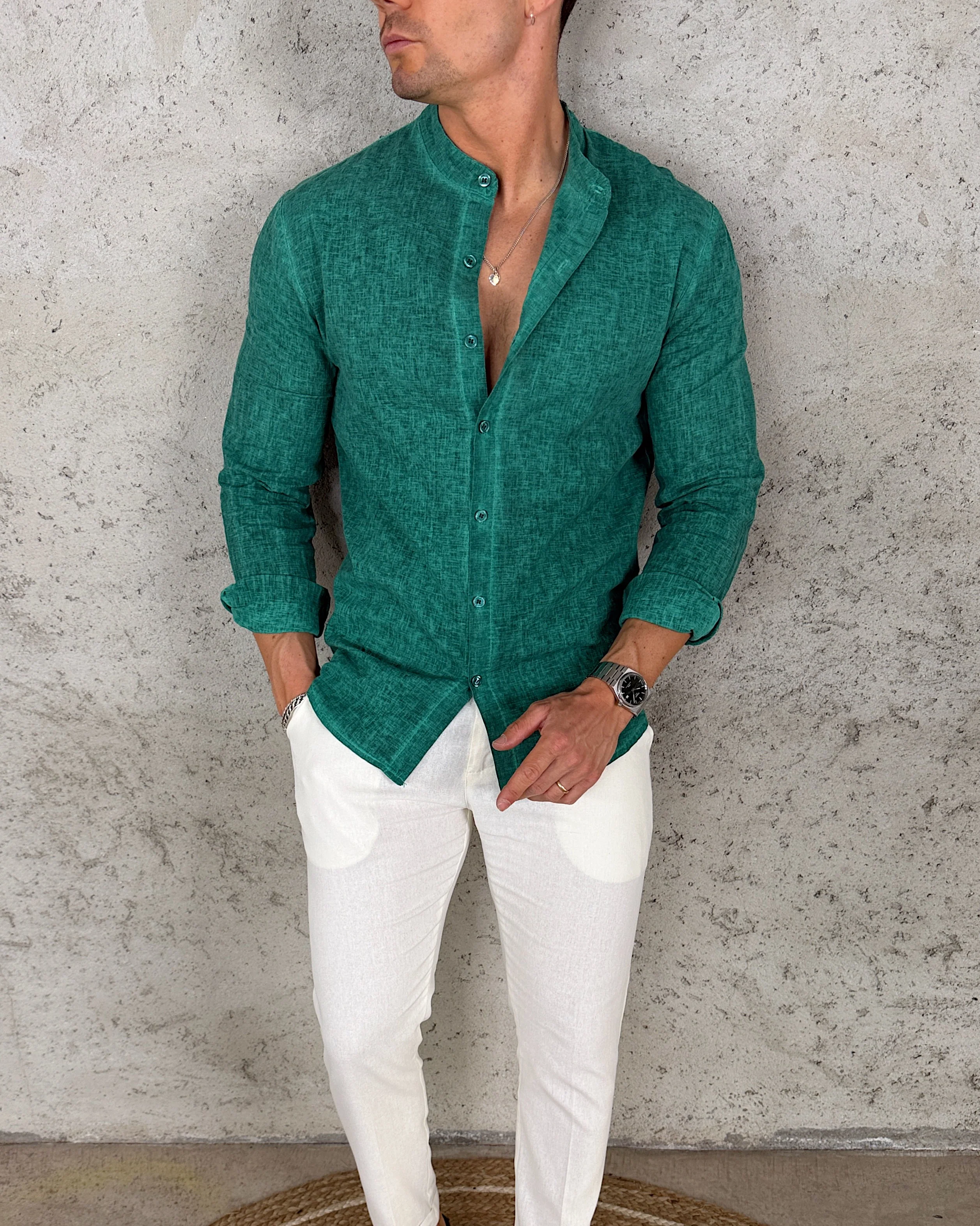 Camicia Lino Fiammato - Image 2