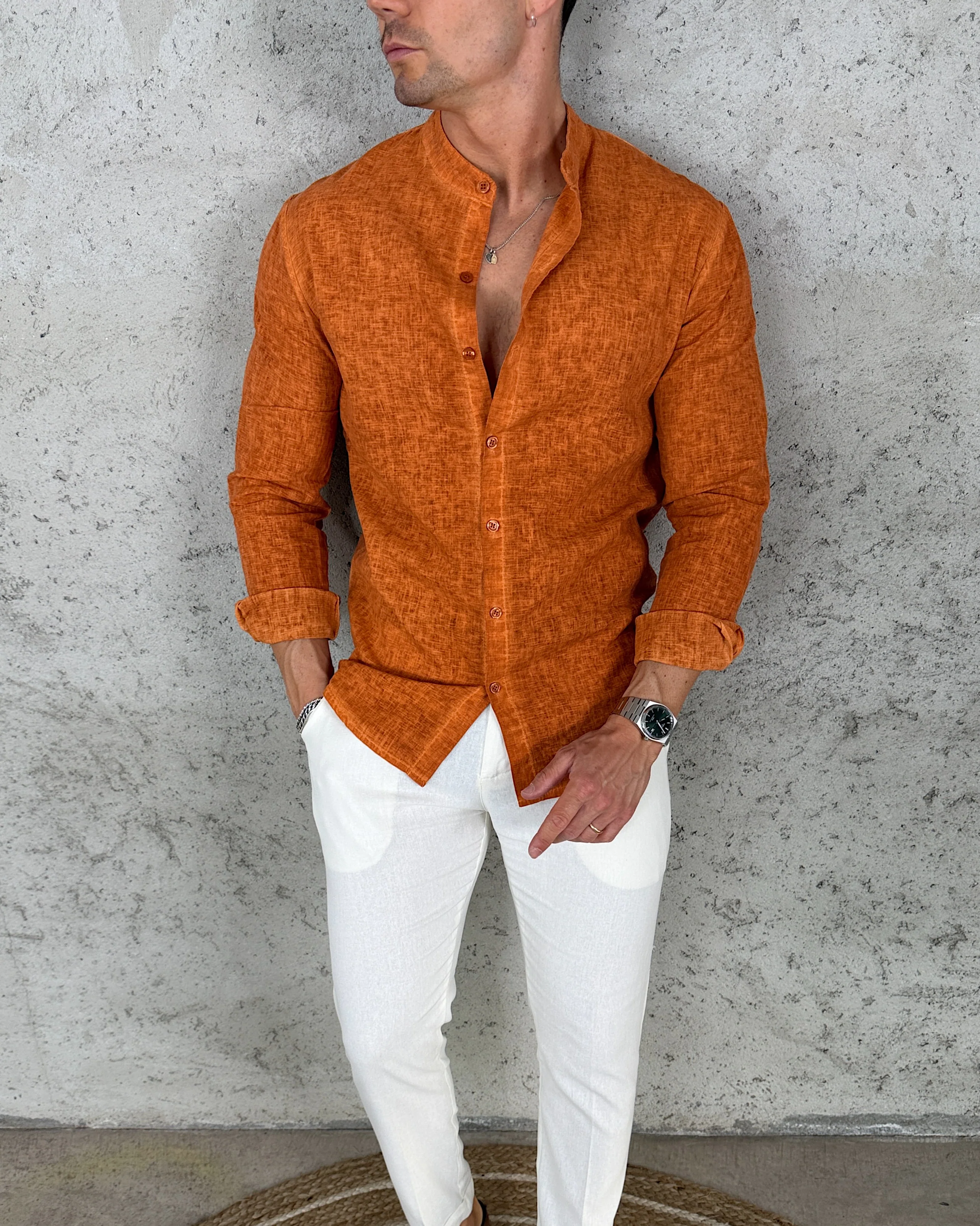 Camicia Lino Fiammato - Image 5